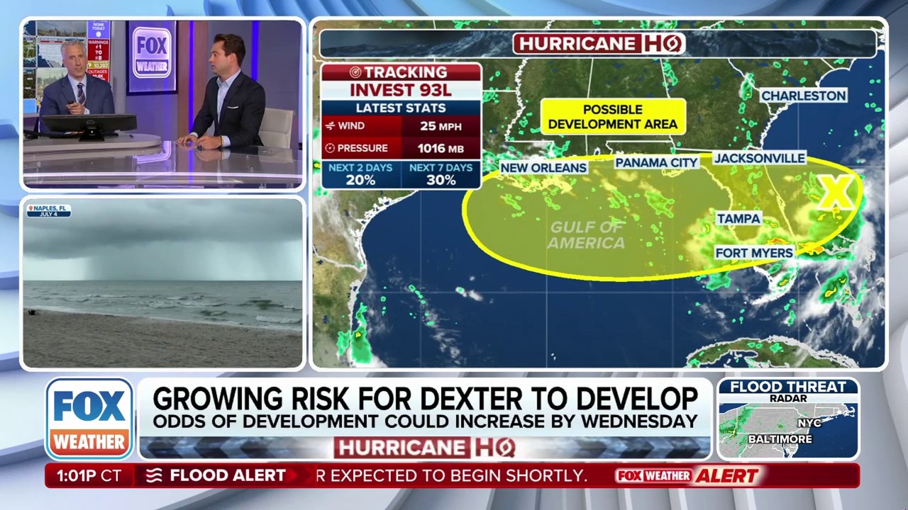 Invest 93L being monitored for potential tropical trouble for Gulf Coast