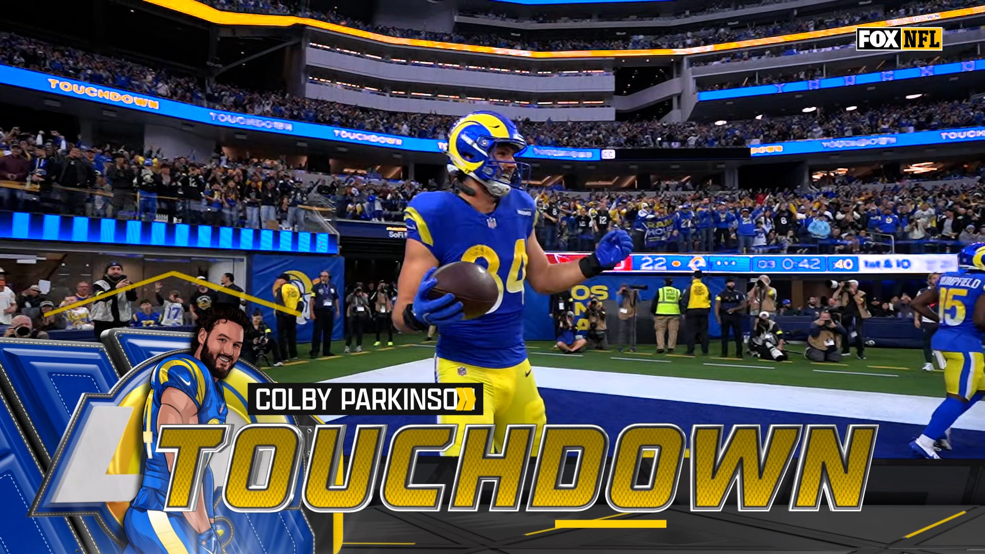 Matthew Stafford finds Colby Parkinson for 21-yard TD, giving Rams lead over Cardinals | NFL Highlights