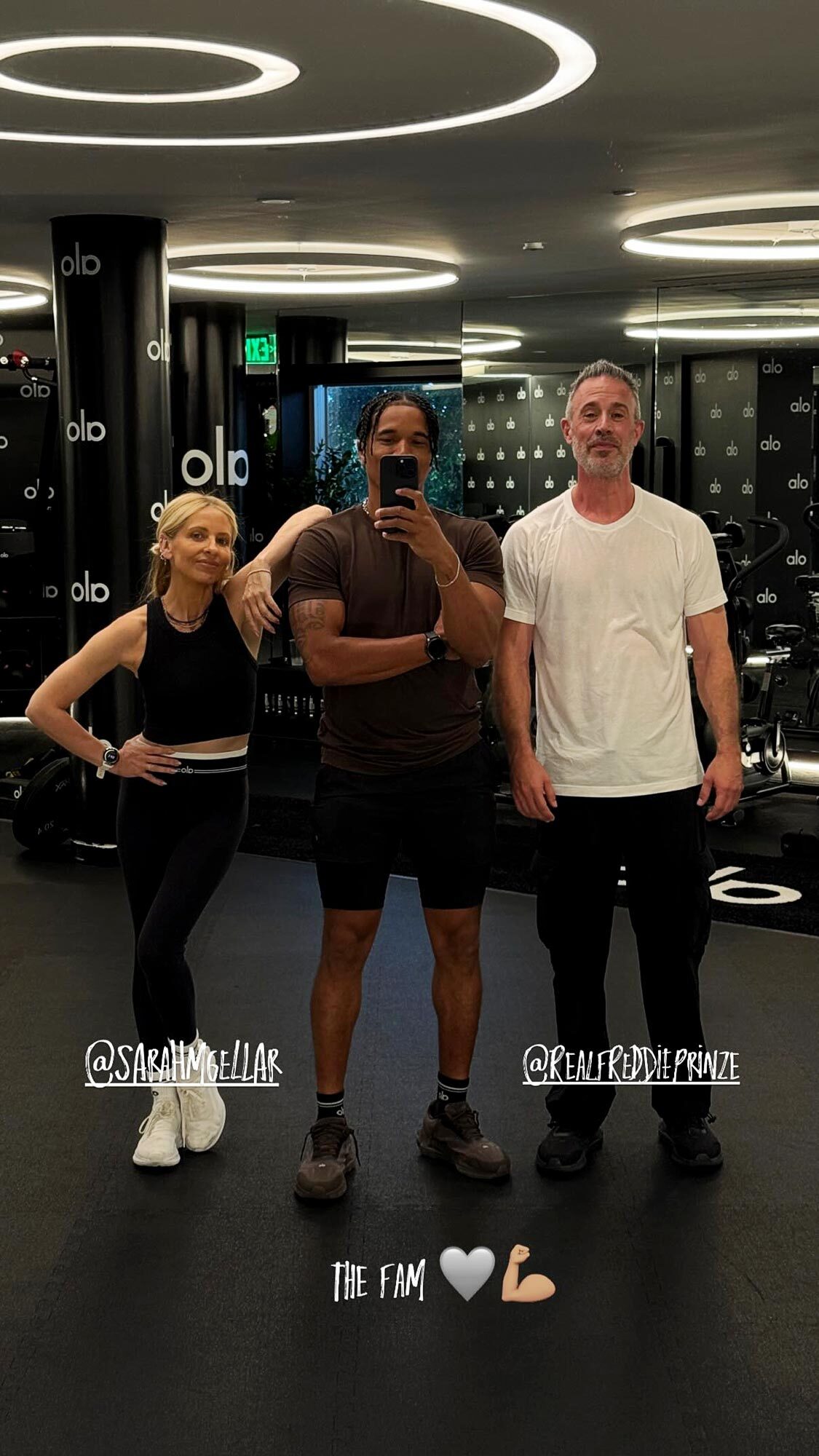 Sarah Michelle Gellar and Freddie Prinze Jr. Work Up a Sweat Together