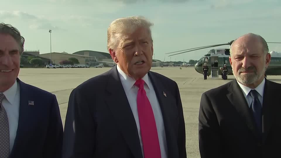 Trump says weapons are already being sent to Ukraine