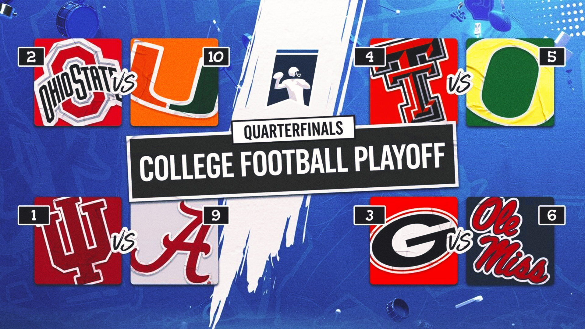 FOX Super 6 Contest: Geoff Schwartz's CFP Quarterfinals Picks, Predictions