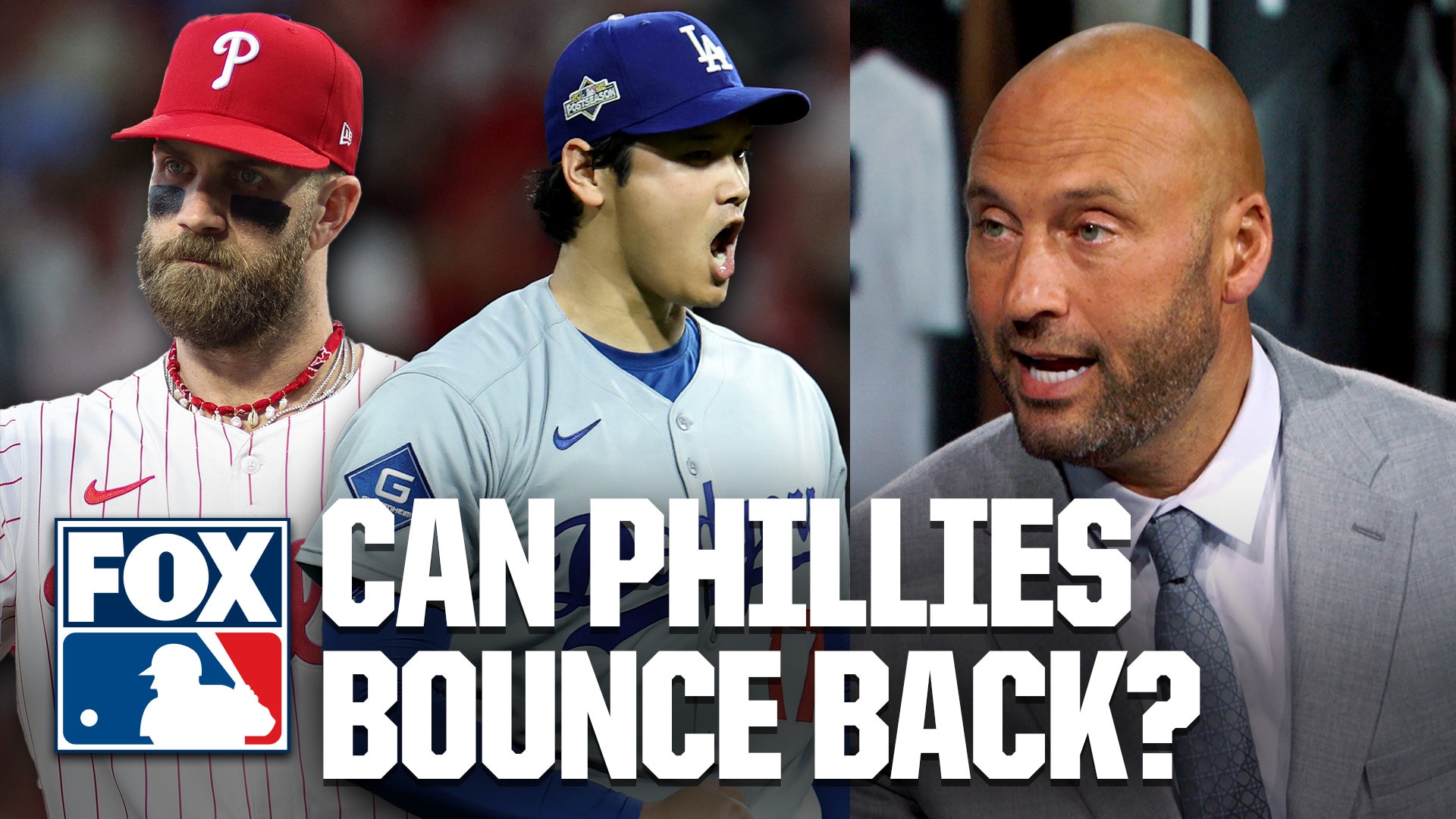 'Now the pressure is on the Phillies' — Derek Jeter after the Dodgers take Game 1