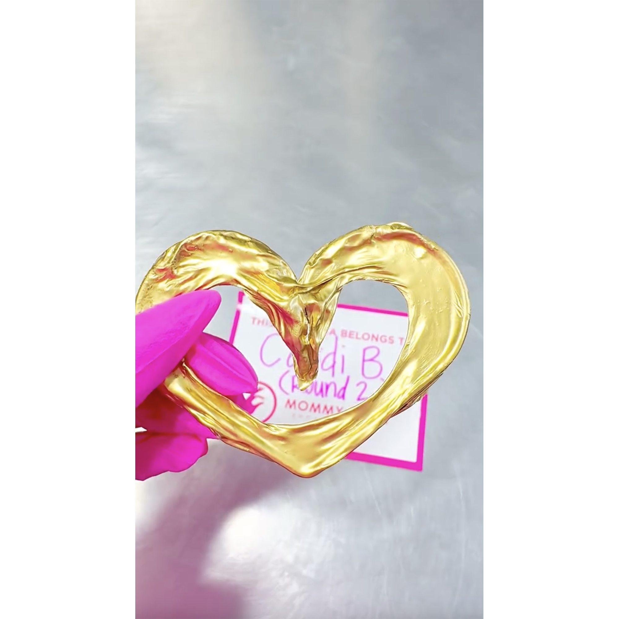 Cardi B Turns Umbilical Cord Into Gold Jewelry After Welcoming 4th Baby