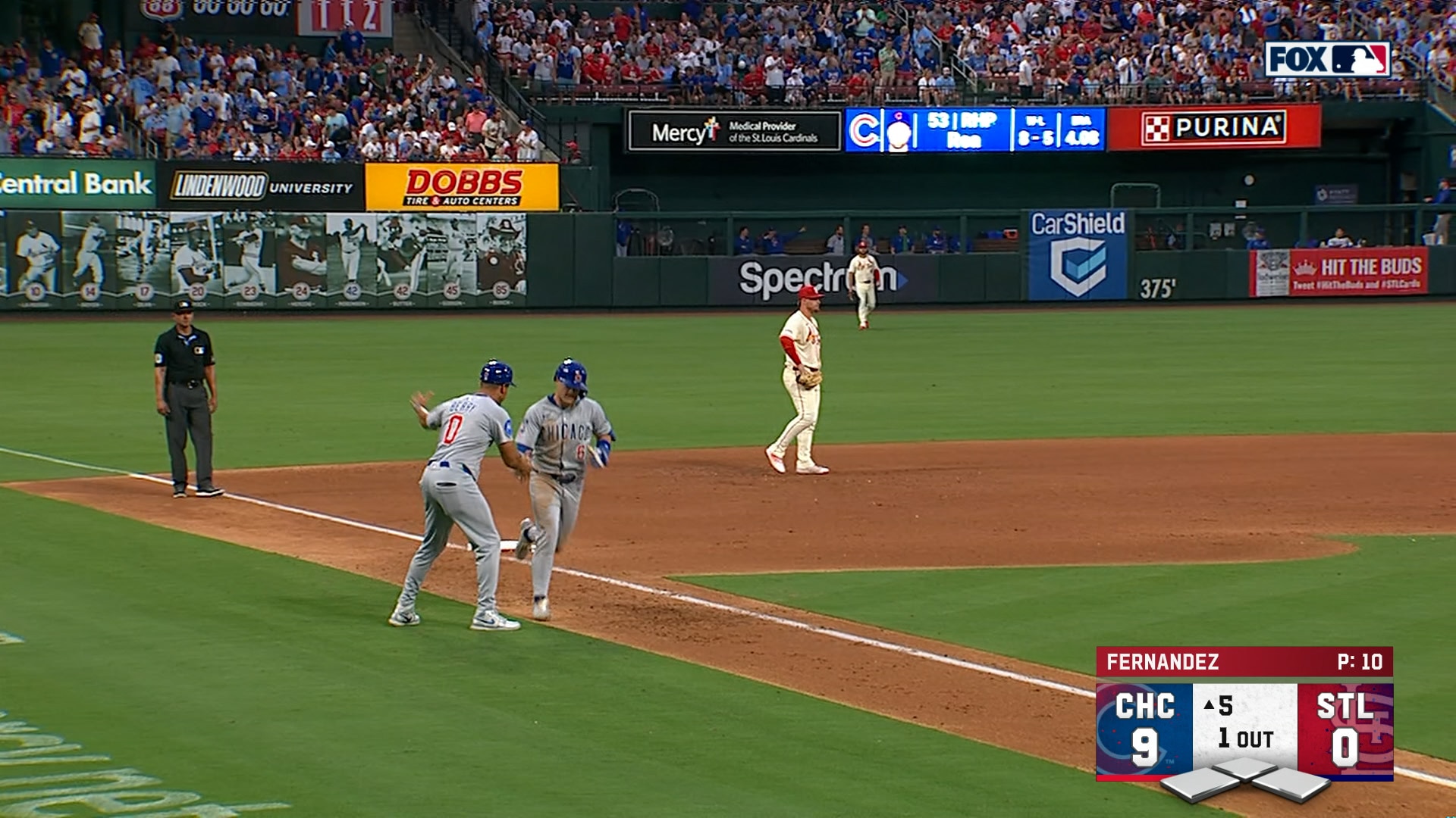 Matt Shaw crushes solo homer to extend Cubs’ lead over Cardinals
